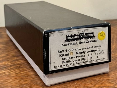 VTG RAILMASTER EXPORTS Sn3 RTR 4-6-0 SOUTHERN PACIFIC #9 KIT COMPLETE - Image 1 of 4