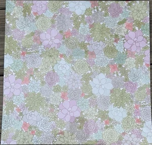 NEW - Stampin' Up! - Succulent Garden Designer Series Paper DSP 12 x 12 - Picture 1 of 1