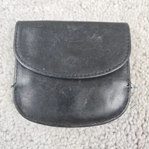 G.H. Bass MINI Cartera de Cuero Negra Monedero Identificación Tarjeta de Crédito Delgada - Imagen 1 de 6