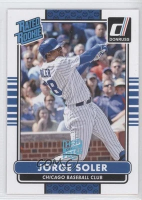 2015 Panini Donruss Rated Rookie Hot Off the Press Jorge Soler #37 Rookie RC - Image 1 of 2