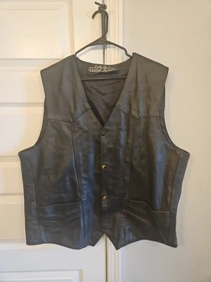 Chaleco de motociclista Leather Gallery para hombre 3XL Foto 1 de 4