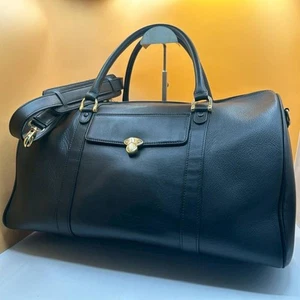 MONTBLANC Duffle Bag Leather Black - Picture 1 of 10