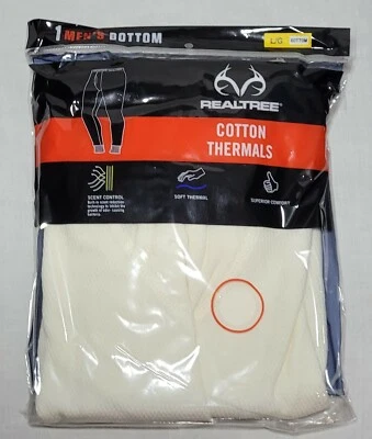 Realtree Men's Heavyweight Cotton Thermal Top SIZE L NEW - Image 1 of 2