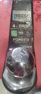 Reese Towpower 4in Trailer Ball Mount Drop - Forged Metal - 1-1/4" Mounting Hole - Picture 1 of 5