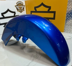 OEM97-13 Harley Touring Superior Blue Street Glide Road Glide Front Fender - Picture 1 of 19
