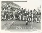 Kimberly Beck hand signed autogrpah photo Roller Boogie skating  movie scene
