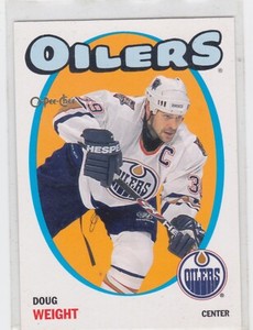 01/02 OPC...DOUG WEIGHT...HERITAGE PARALLEL...CARD # 24...OILERS