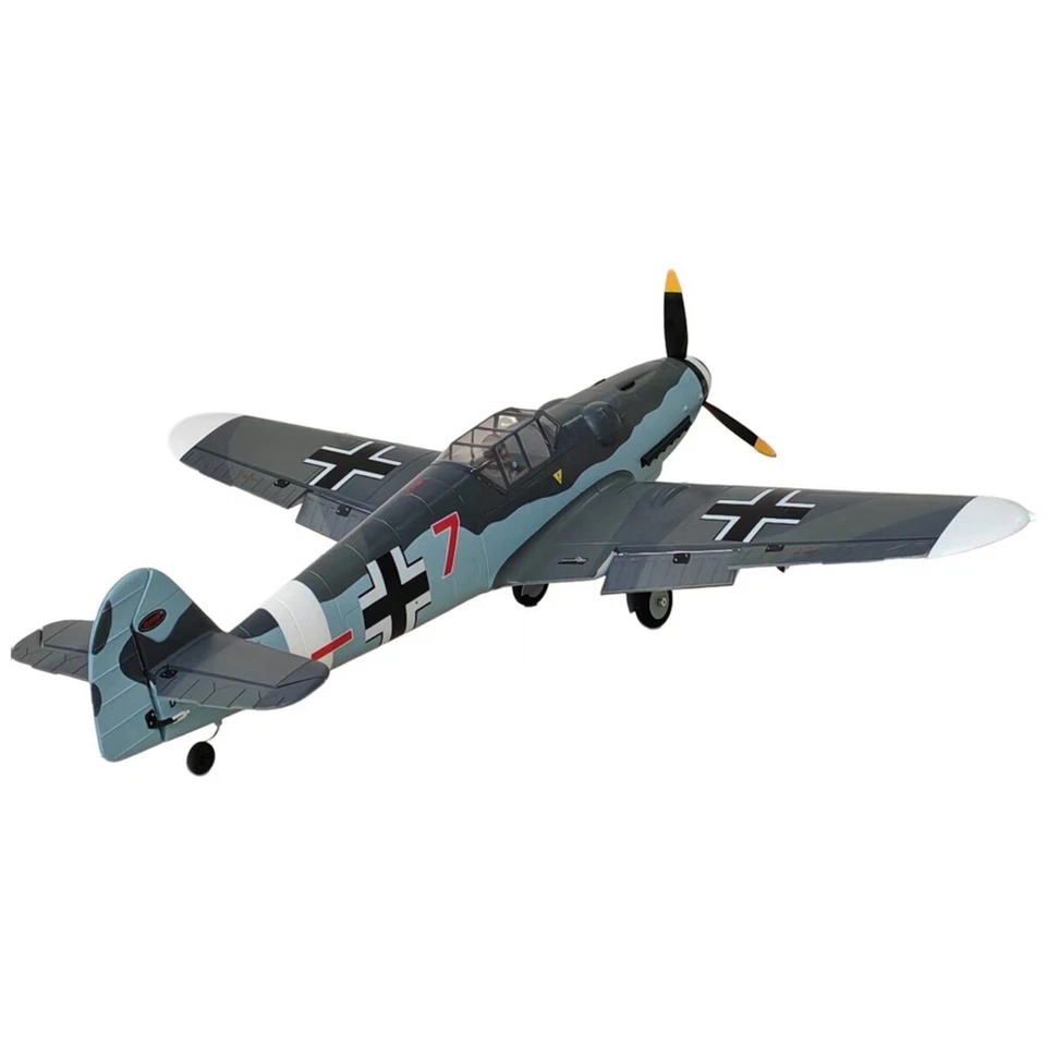 Dynam Messerschmitt BF-109 V2 4S RC Warbird Plane 1300mm w/ Flaps - Image 1 of 4