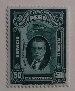 Peru Airmail Stamp, 1928, sc#C2, Mint, LH, OG - Picture 1 of 2