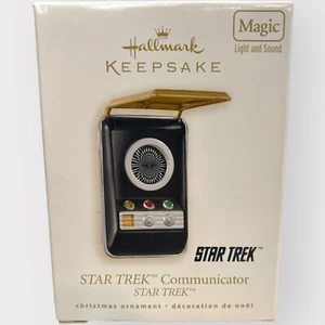 Hallmark Navidad Star Trek Communicator Adorno Caja Original Guardatorio 2008 - Imagen 1 de 5