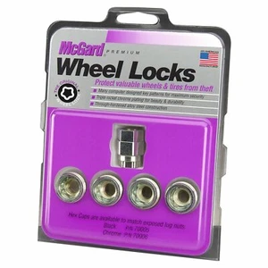 McGard Wheel Lock Set 4pk 1/2-20 NUT UHC(UNDER CAP) CONE SEAT, DUAL 3/4 & 13/16 - Picture 1 of 2