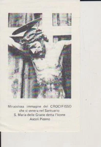 FOGLIETTO MIRACOLOSA IMMAGINE DEL CROCIFISSO ASCOLI PICENO - Picture 1 of 2