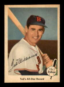 1959 Fleer Ted Williams #63 Ted's All-Star Record EXMT/EXMT+ Red Sox 555645