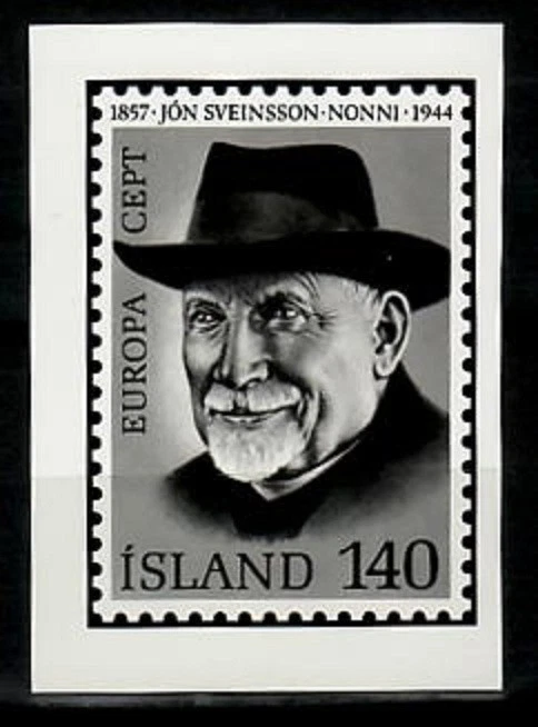 Ensayo fotográfico, Islandia Sc528 Europa, escritor Jon Sveinsson Nonni (1857-1944). Foto 1 de 1