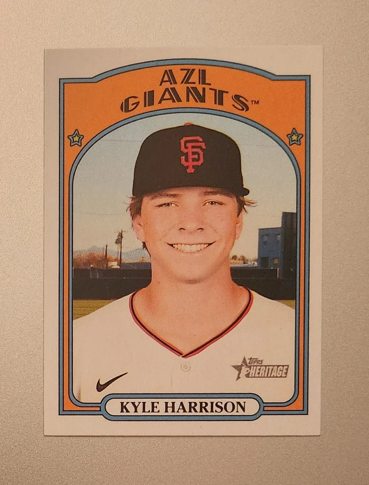 Kyle Harrison 2021 Topps Heritage Minor League #99 - Image 1 of 1
