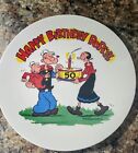 Happy 50Th Birthday Popeye Collectible Plate 1979 King Features Plate
