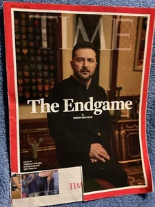 Time Magazine April 14, 2025 Volodymyr Zelensky Ukraine The Endgame - Picture 1 of 3