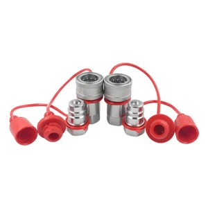 -S4-04 1/2inch NPT ISO5675 Hydraulic Connect Tractor Hydraulic Coupler3569 - Foto 1 di 10