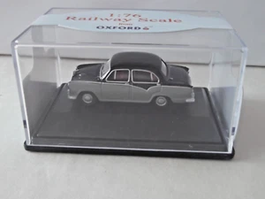 Oxford Railway 76MO002, Morris Oxford III berlina, nero e grigio - scala 1:76 - Foto 1 di 6