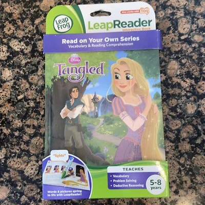 NEW LeapFrog TAG Reader Book Disney Tangled Storybook Let hair down Rapunzel - Image 1 of 2