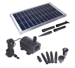 Solariver™ Solar Water Pump Kit (470+GPH, 18v DC Submersible, 40 Watt Solar Pane - Picture 1 of 14