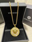 Versace Gold Medusa Necklace Beautiful Popular Stylish Authentic