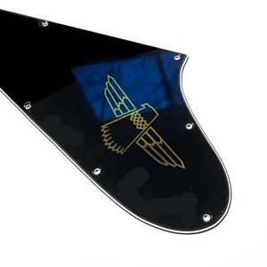 3 Ply Black Pickguard for Epiphone Thunderbird Option 3 + Decal Made In USA - Picture 1 of 21