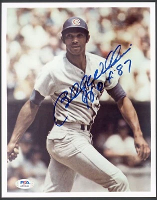 Billy Williams Signed 8”x10” Photo Autograph Chicago Cubs PSA Authentic HOF - Image 1 of 3