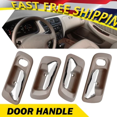 Manija interior beige izquierda y derecha delantera trasera para Honda Accord 99-04 Odyssey 1998-02 Foto 1 de 4