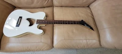 SCARCE CHARVEL CHARVETTE THINLINE 500 ACOUSTIC / ELECTRIC GUITAR - 1989-1991 - Image 1 of 4