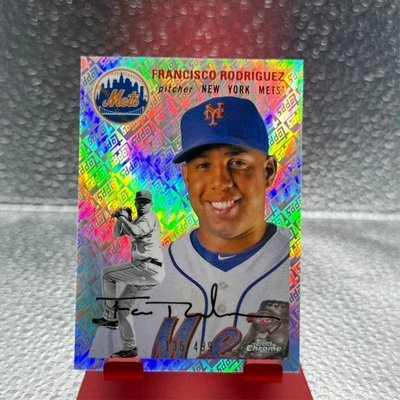 2023 Topps cromo platino aniversario #178 refractor Francisco Rodríguez/499 Foto 1 de 2