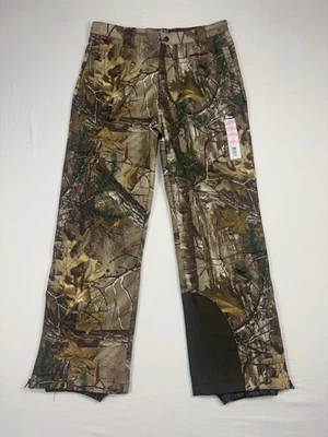 Realtree Softshell Hunting Pants Women's Size L Water Resistant Wind Proof Camo - Image 1 of 4