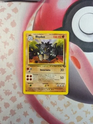 Pokemon Italia Rhydon 45/102 HP Jungle Unlimited Vintage - CMP - Image 1 of 3