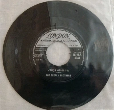 Everly Brothers-('Til) I Kissed You Vinyl 7" Single. 1959 London 45 HLA 8934. - Image 1 of 4