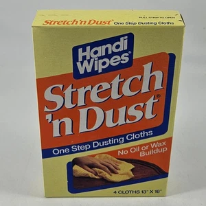 VINTAGE Handi Tücher STRETCH N DUST 4er Pack Staubtücher eingestellt Neu OS - Bild 1 von 3