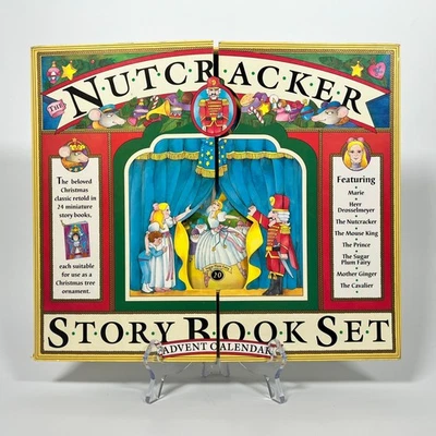 Nutcracker Story Book Set Advent Calendar 24 Ornament Books Complete 1993 Vtg - Image 1 of 4