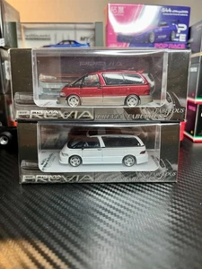 MORTAL 1/64 Toyota Previa Diecast China APA Exclusive 2025 (Red/White) US Seller - Picture 1 of 7