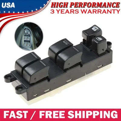 Interruptor maestro de ventana eléctrica para Nissan Sentra 1,8 L L4 y 2,5 L L4 2000-2003 DWS1352 Foto 1 de 4