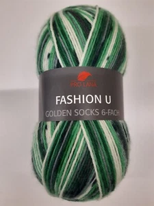150g PRO LANA Fashion U Sockenwolle,75% Schurwolle, 25% Polyamid,ca.420lfm,6fach - Bild 1 von 1