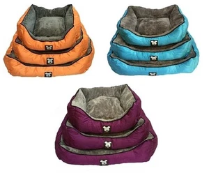 Dog Bed By Mr Barker pet nesting bed available in S.M.L and 3 colours - Picture 1 of 16