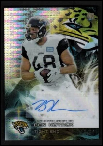 Autógrafos Topps Platinum 2015 refractores pulsar #ARBK Ben Koyack automático/50 casi nuevo-como nuevo - Imagen 1 de 2