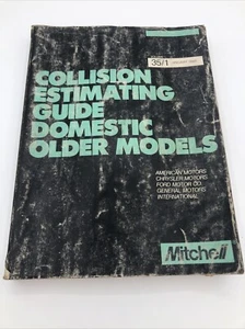 Mitchell Collision Estimating Guide Domestic Older domestic models Jan 1993 - Picture 1 of 7
