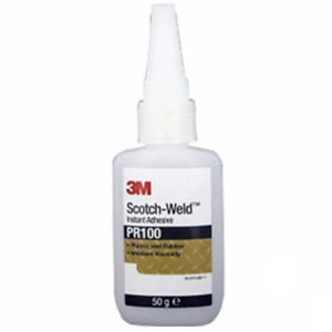 3M Scotch-Weld Plastic & Rubber Glue Instant Adhesive PR100 Clear 50g Panel Bond