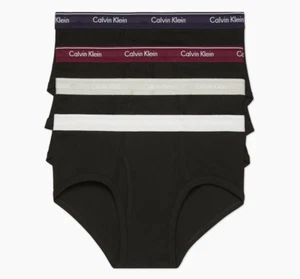 Calvin Klein Men's NB4000-454 Cotton Classic Fit 4-Pack Brief Black Size S - Picture 1 of 1