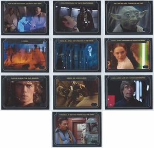 2012 Star Wars Galactic Files líneas clásicas tú eliges la tarjeta termina tu conjunto - Imagen 1 de 10