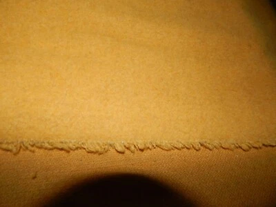 felted wool fabric gold 8 in X 8 in penny rug making crafting quilting craft ylw - Image 1 of 2