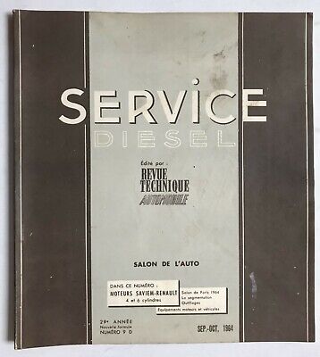 ► Revue Technique - Service Diesel - Moteur Saviem / Renault - Salon  - 1964 • 10€