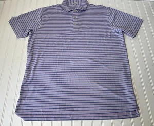 Peter Millar Summer Comfort Golf Polo Shirt Mens XL Striped NEW No Tag 892 - Picture 1 of 2
