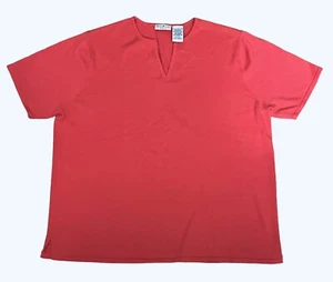 WHITE STAG WOMAN Coral SS Knit Sweater Top 22W/24W Acrylic & Cotton EUC - Picture 1 of 4
