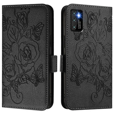 For Cubot P50, Fashion Flowers Pattern Flip Leather Wallet Stand Soft Case Cover - Image 1 of 4